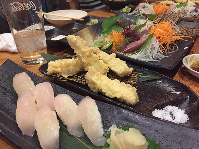 マグロ　サワラ　寿司　天ぷら